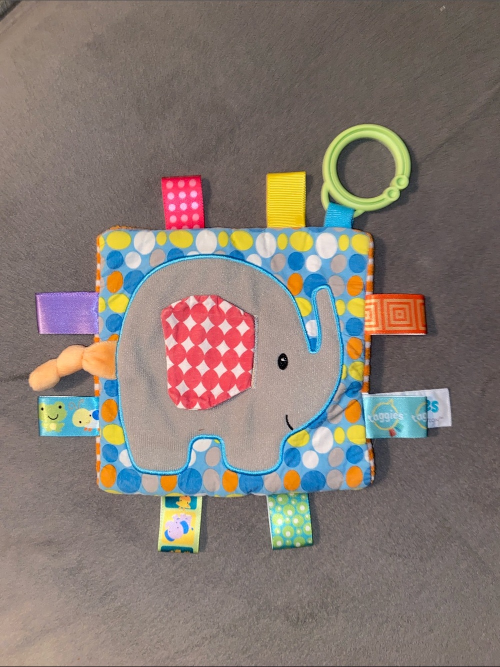 Elephant Sensory Crinkle Toy - Picture 5 of 6